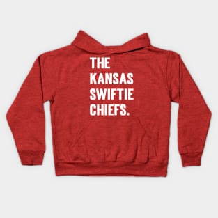 The Kansas Swiftie Chiefs. Kids Hoodie